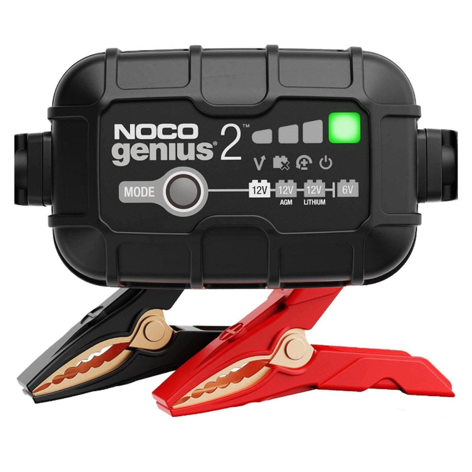 NOCO GENIUS2UK - 2A Smart Battery Charger 6V 12V Lithium AGM EFB Gel