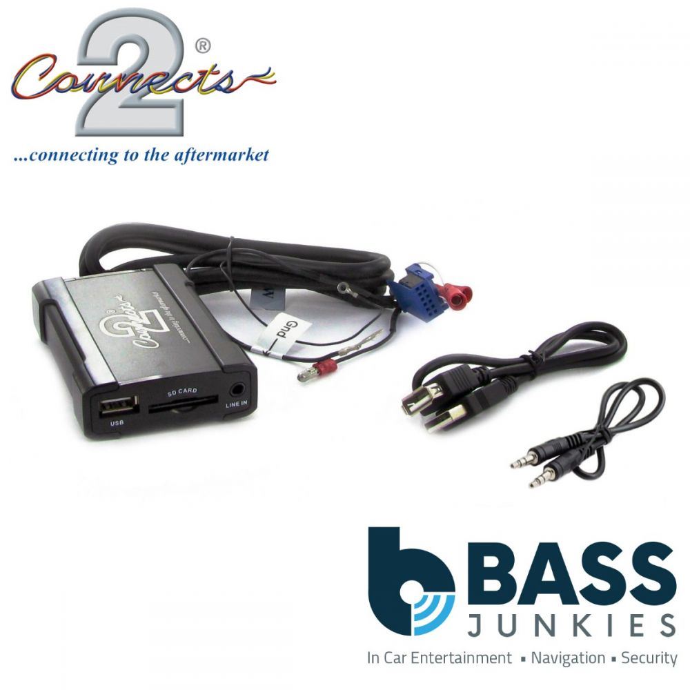 Connects2 CTASTUSB002 Seat Altea Ibiza Leon Toledo Alhambra Car USB SD AUX Interface Adapter