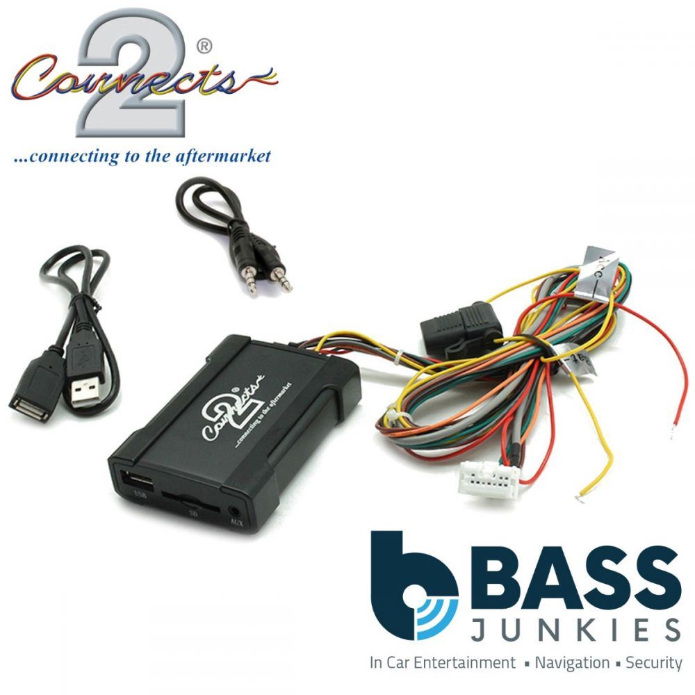 Connects2 CTANSUSB001 Nissan Almera Primera Tiida Car USB Aux Interface Adapter