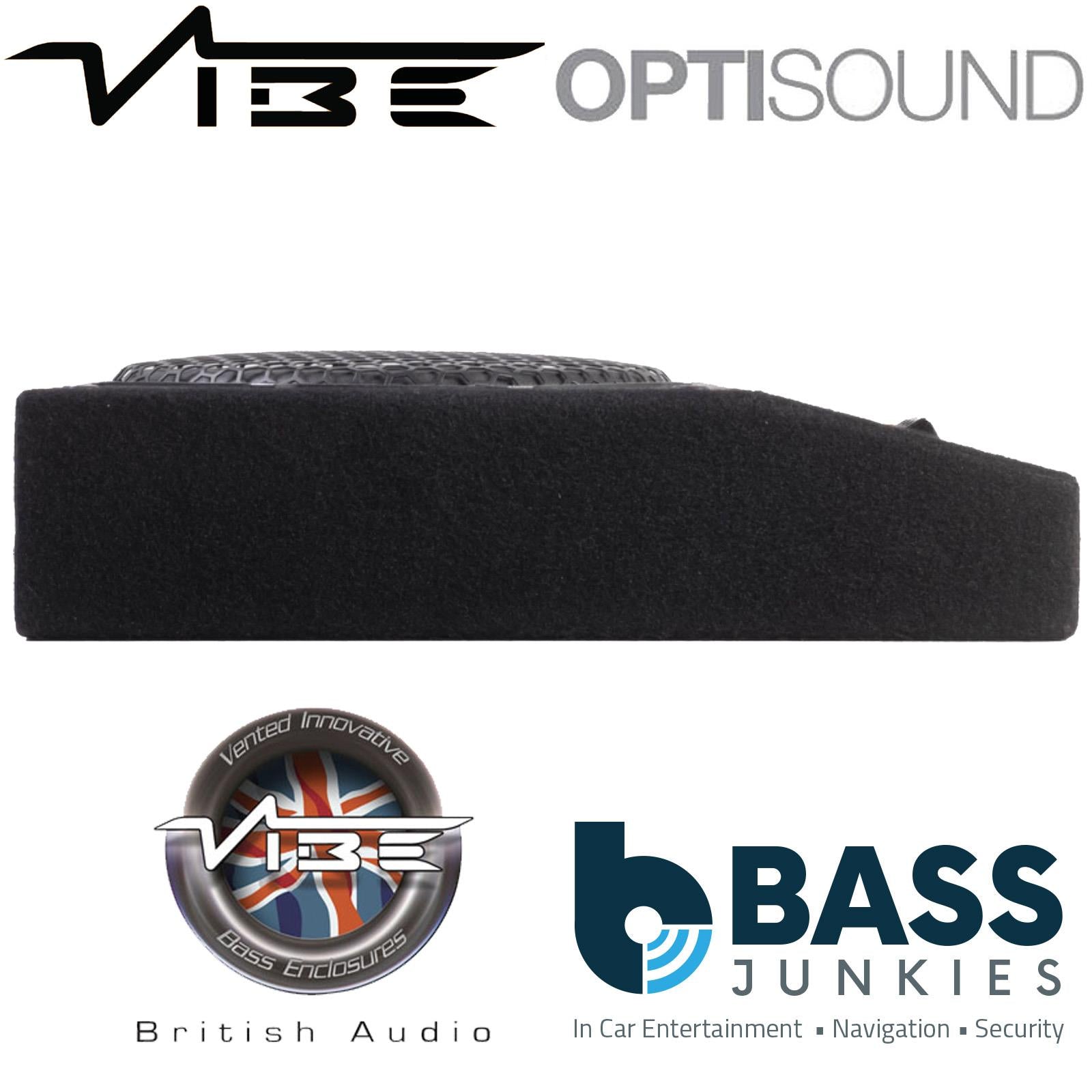 Vibe OPTISOUNDAUTO10A-V4 - 10" 900 Watts Amplified Underseat Car Subwoofer