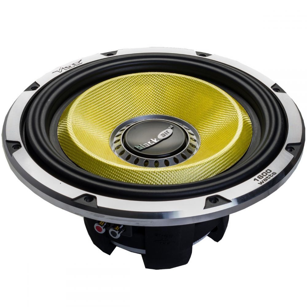 Vibe BLACKAIR Yellow Edition 1600 Watts 12" Inch 30cm Car Bass Subwoofer