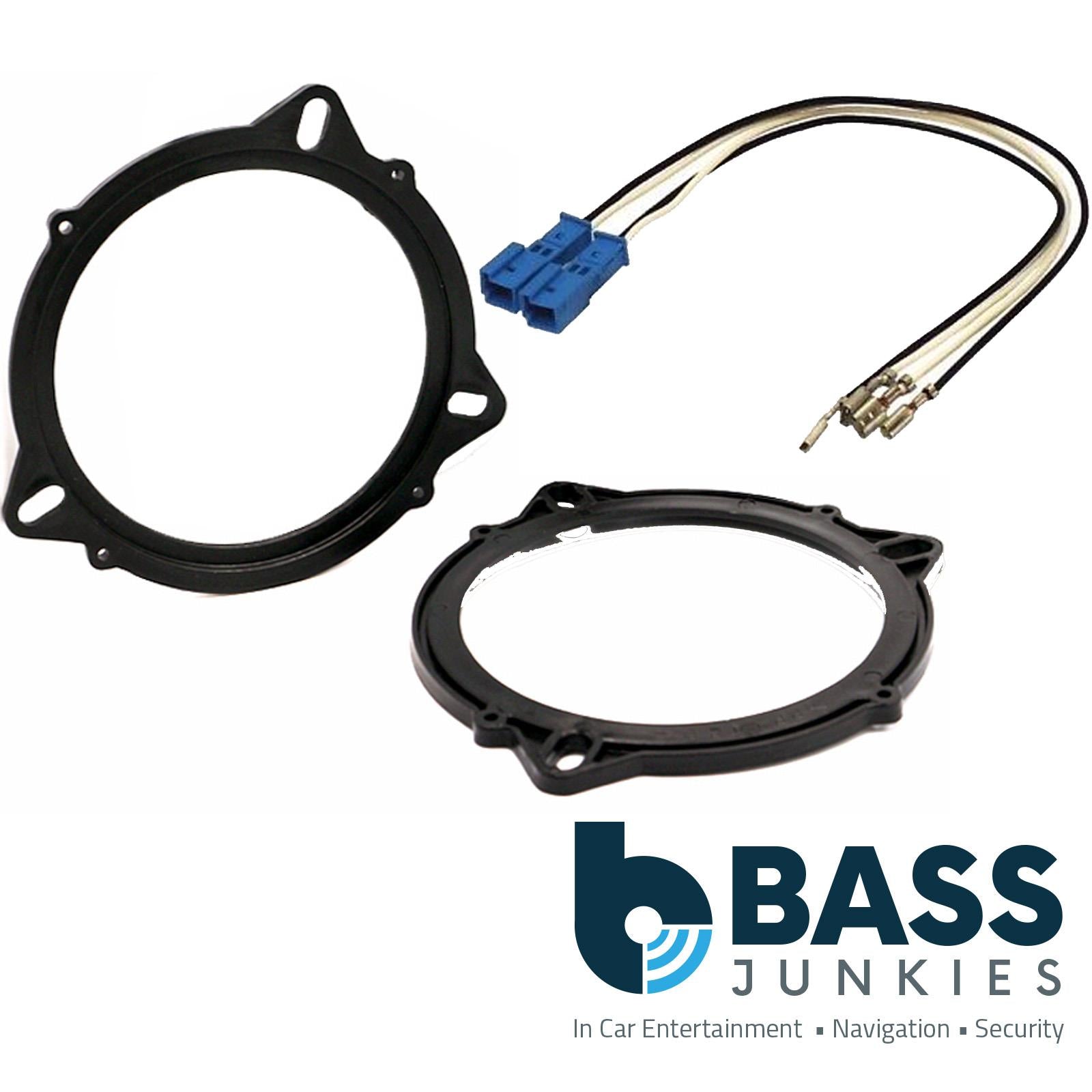 BMW 6-Series (F06/F12/F13) 10cm 4" Front/Rear Car Speaker Bracket & Wires
