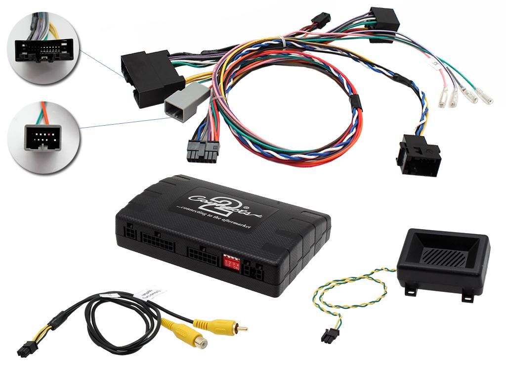 Connects 2 CTKLR01 - Land Rover Evoque 2011 - 2013 Double Din Fascia & Steering Wheel Interface  Installation Kit