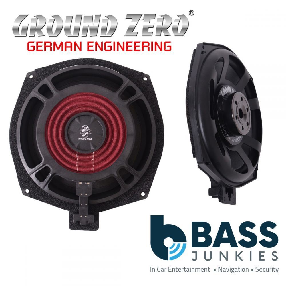 Ground Zero GZCS 200BMW-SW - Extra Flat BMW Specific Underseat Neodymium-Motor Car Subwoofer