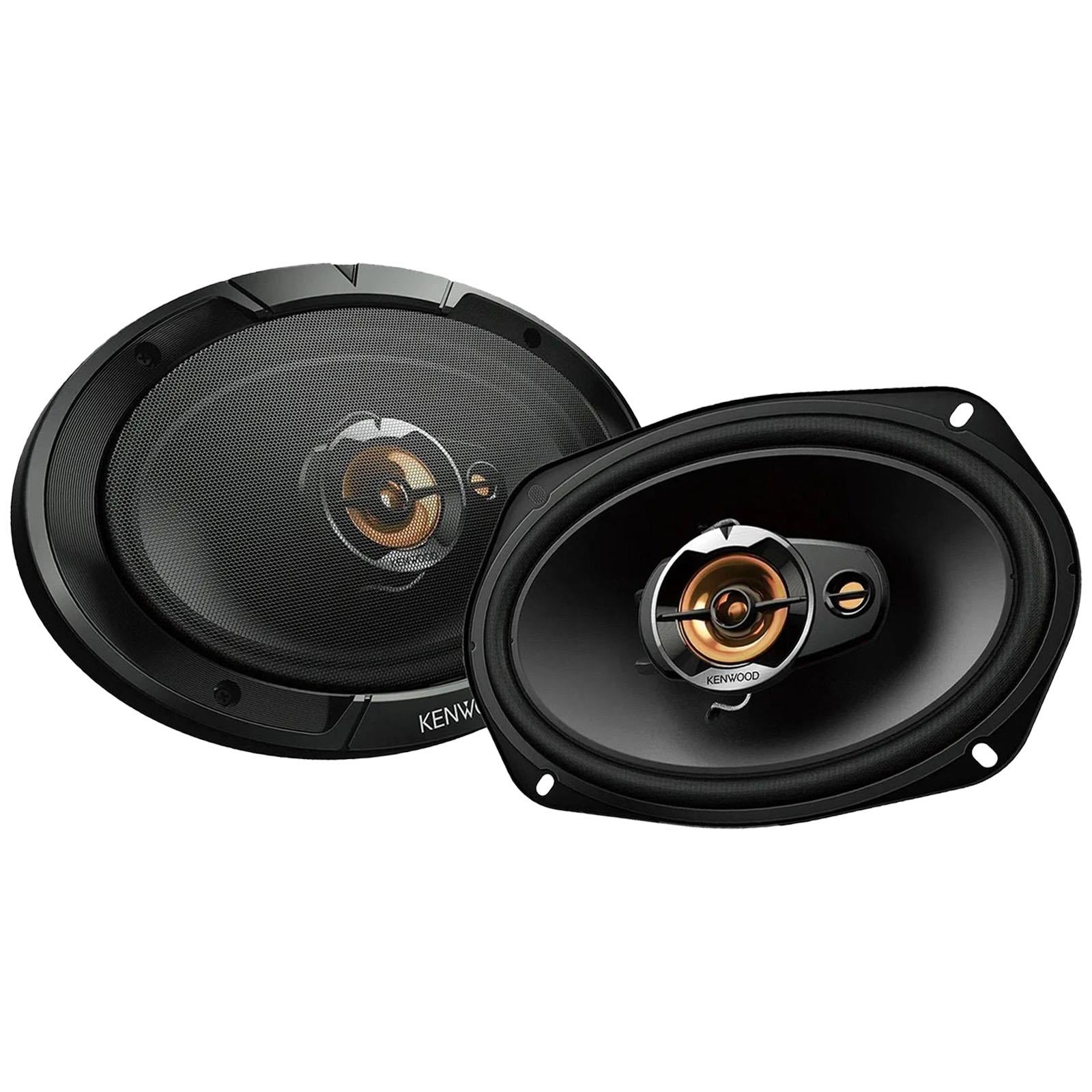 Kenwood KFC-S6977EX 6x9 1000 Watts Car Speakers with Grey MDF 6X9 Boxe