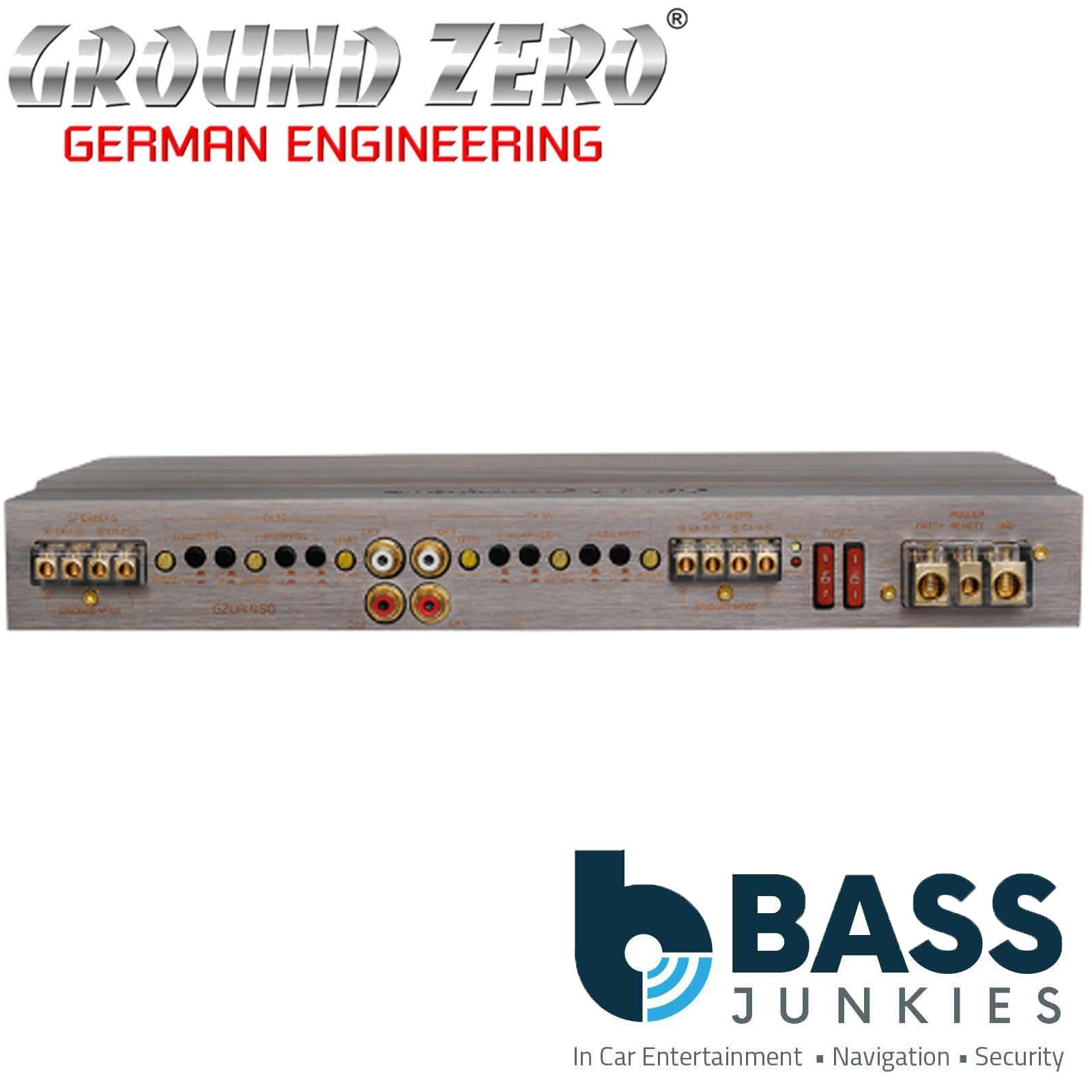 GROUND ZERO GZUA 4SQ High-performance 4-channel SQ amplifier