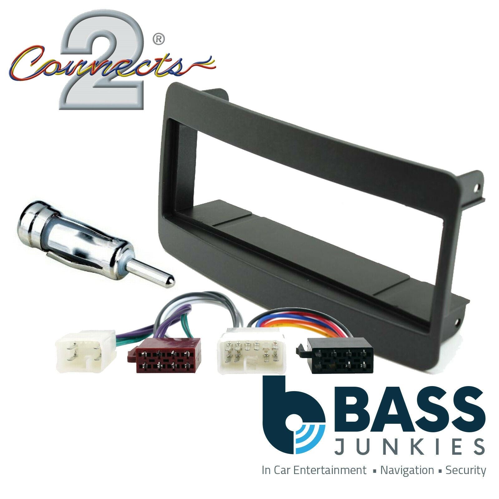 CT24TY01 For A Toyota Corolla 1999-2002 Car Stereo S/Din Fascia ISO & Aerial Kit