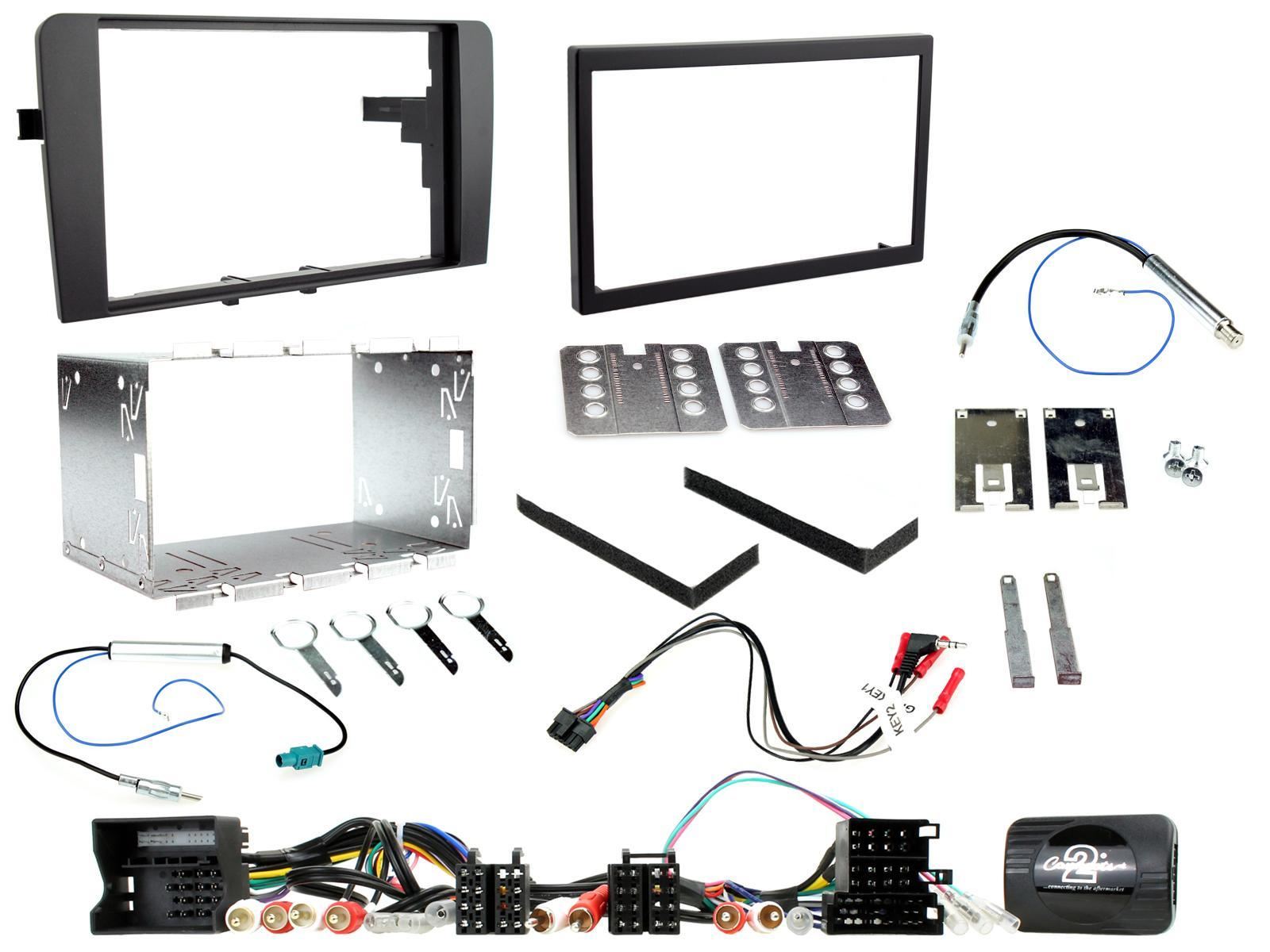 Connects2 CTKAU01 Audi A3 2003-2012 Car Stereo Double Din Fascia Steering Stalk Interface