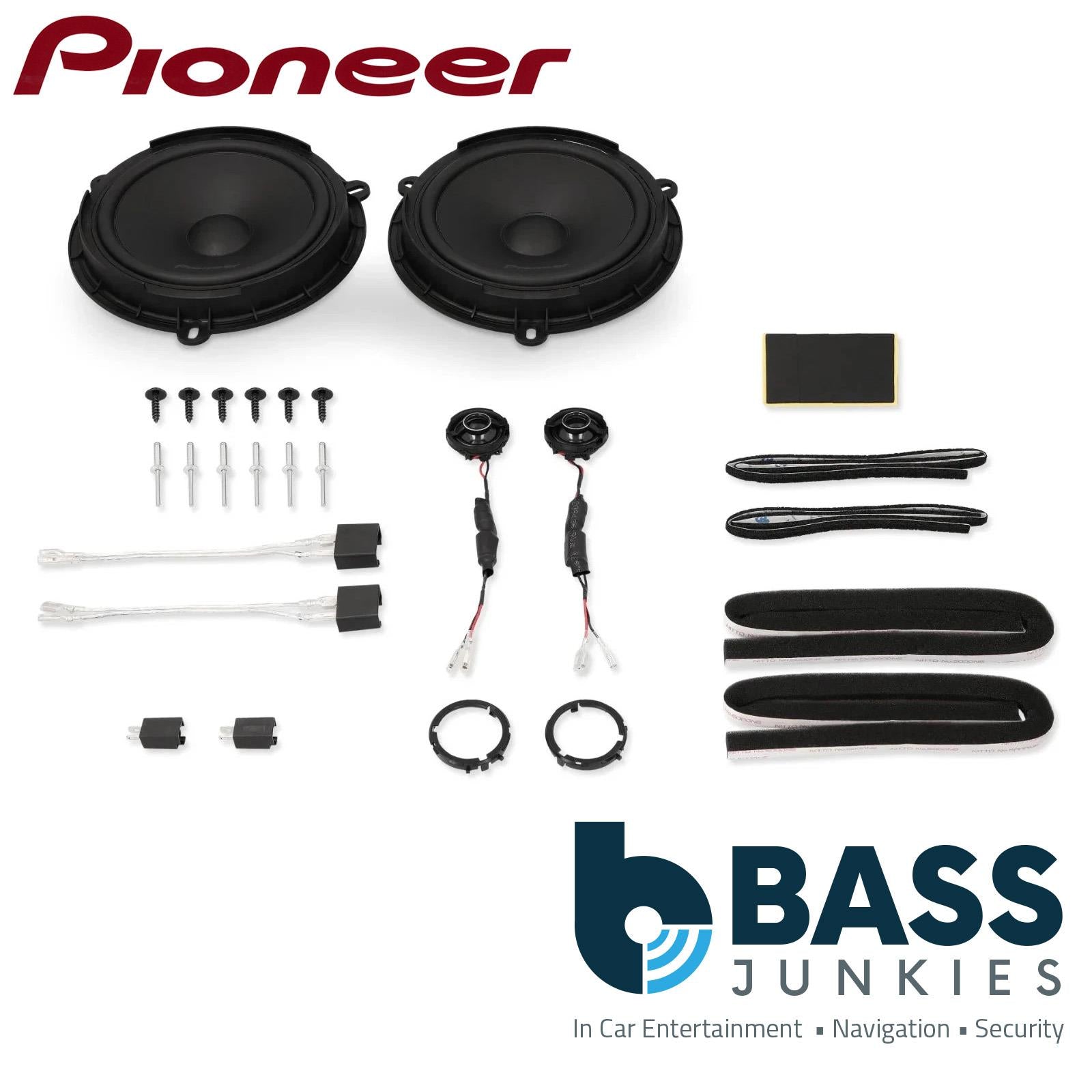 Pioneer TS-Q160C-FD - 700 Watts Component Car Speakers For Ford Jaguar Land Rover Mazda Fiat