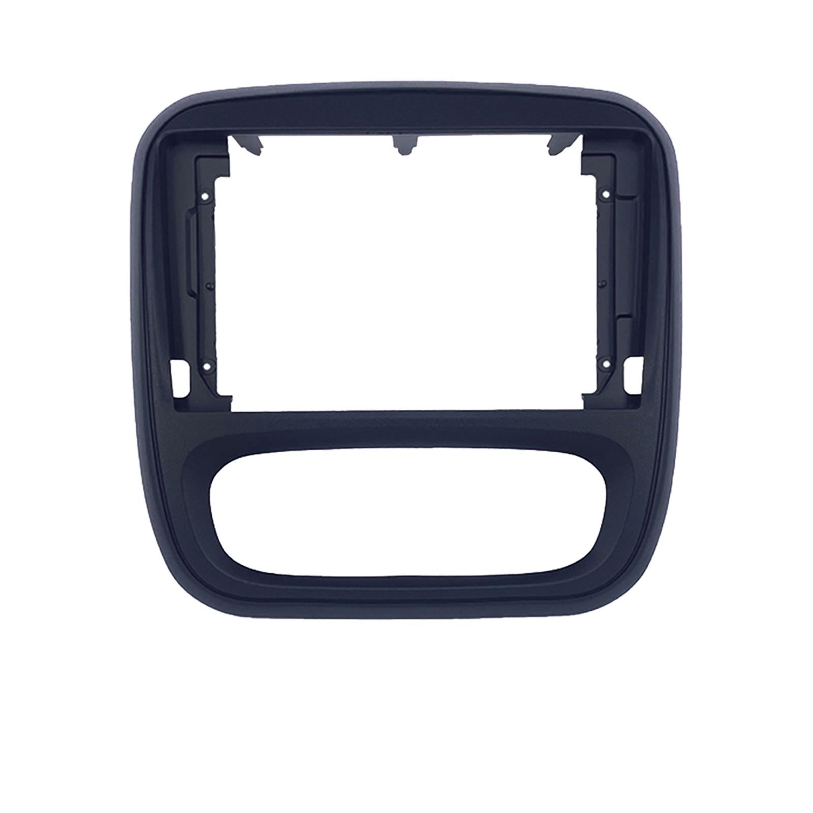 9" CarPlay Android Car Stereo Screen Fascia Kit For Renault Captur Black 2013-17