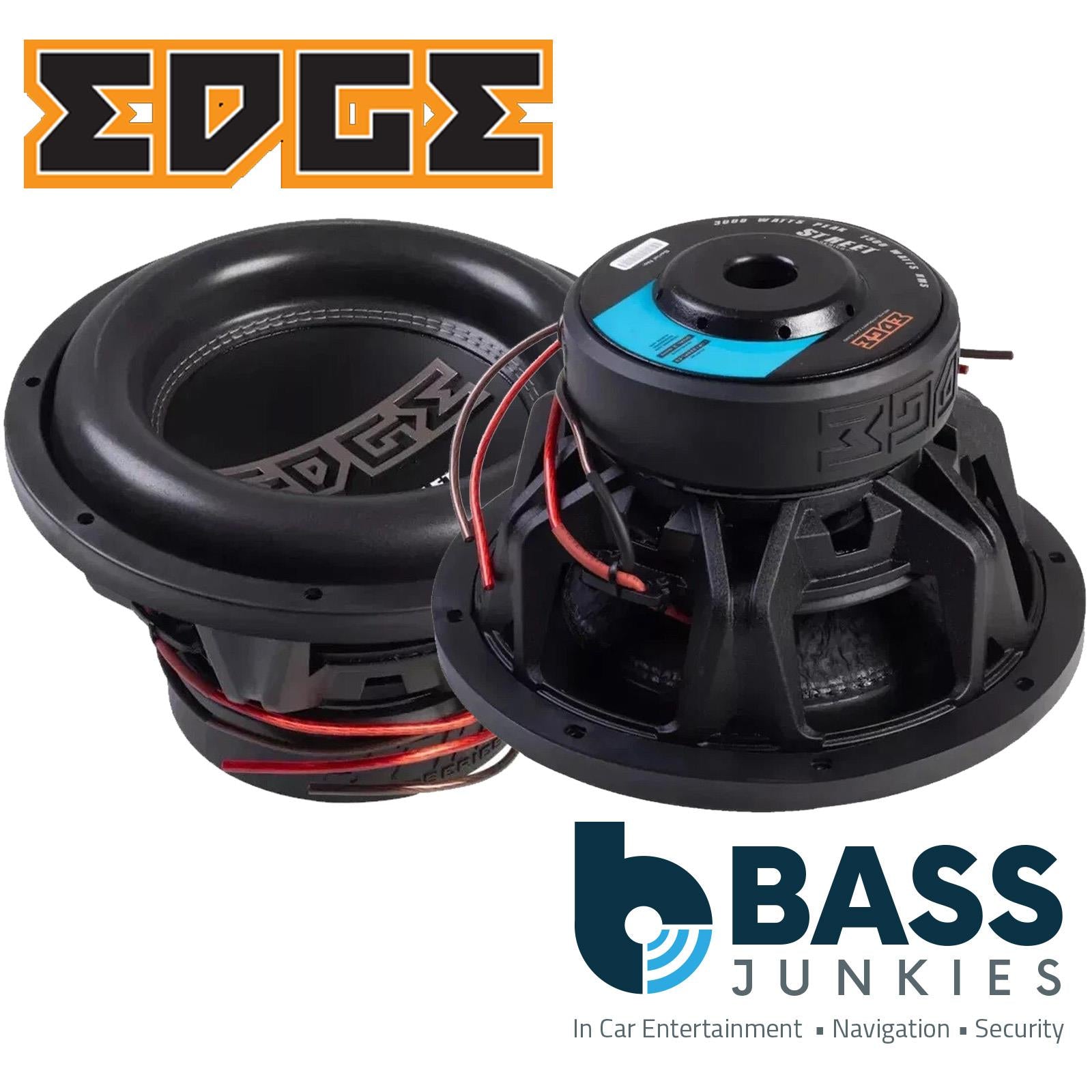 EDGE EDP122SPL-E3 - 12" 30cm 3000 Watts Dual 2 Ohm SPL Car Bass Subwoofer