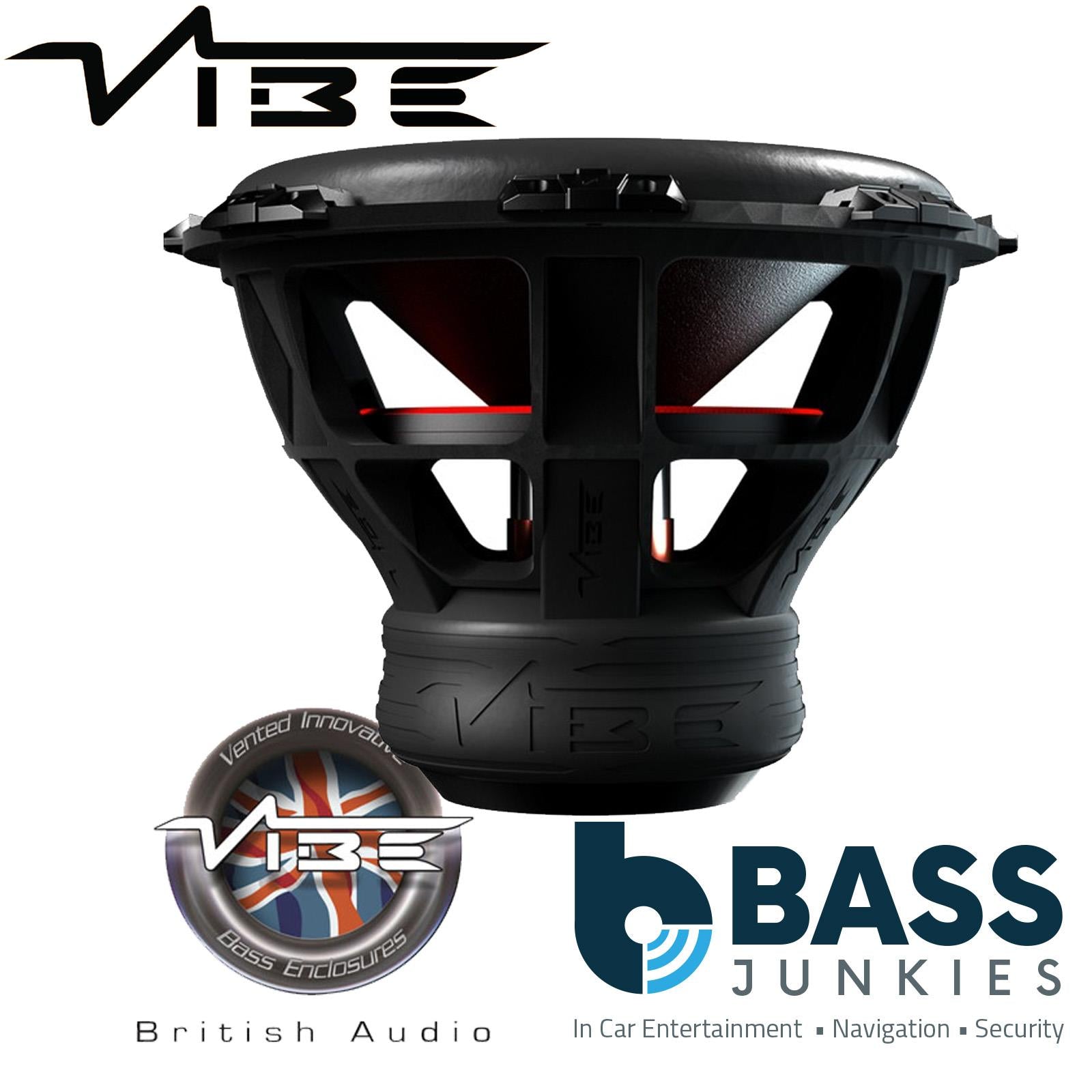 VIBE BD15D2SPL-V4 - BlackDeath 15" Inch 9000 Watts 2 Ohm SPL Car Subwoofer