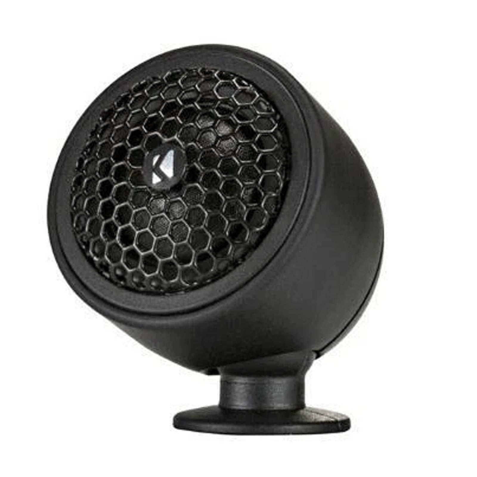 Kicker 46KST2004 - 0.75" Car Audio Tweeters With Crossovers 130W Peak Pair
