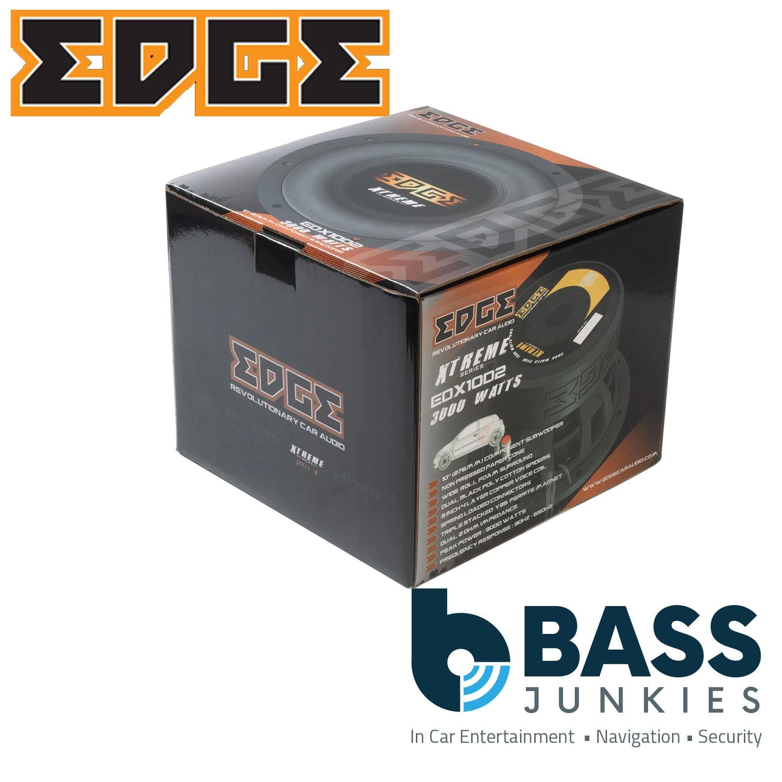 EDGE EDX10D2-E0 XTREME SERIES 10” 1500 WATTS RMS DUAL 2OHM Car SUBWOOFER