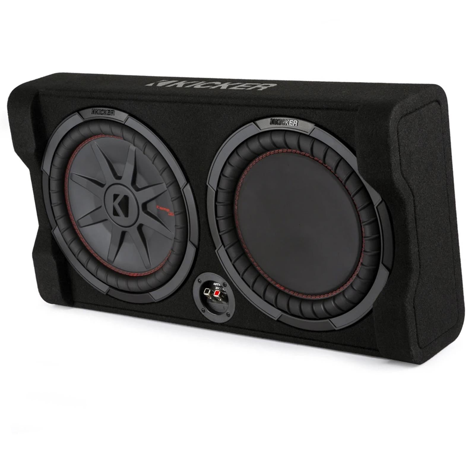 Kicker 48TRTP122 - CompRT 12" Down Firing 2 Ohm 1000 Watts Car Sub Bass Box Enclosure