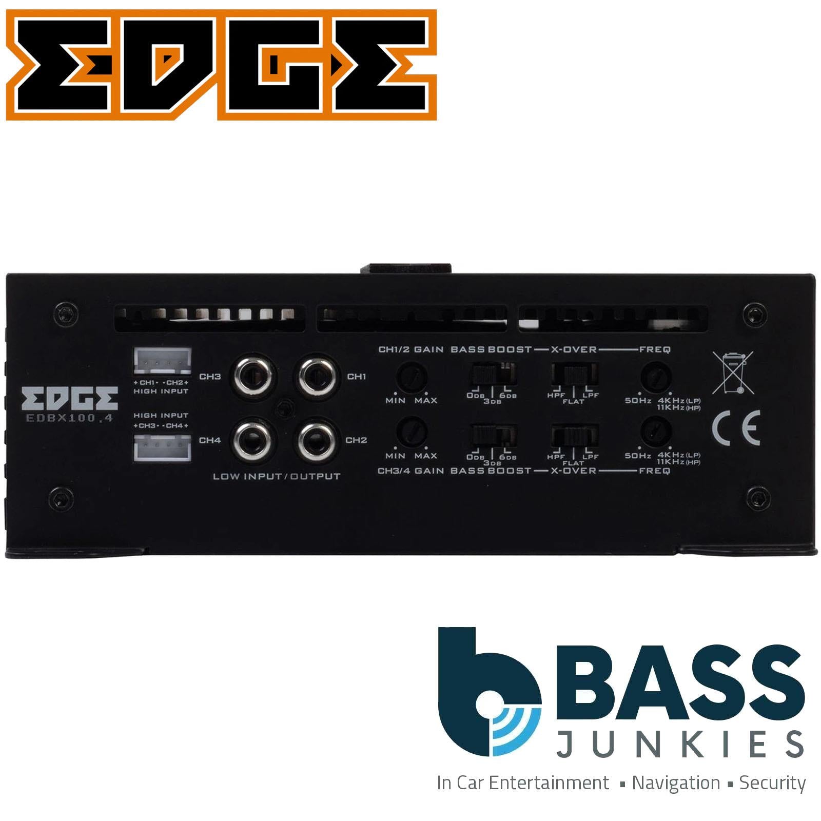 EDGE DBX Series EDBX100.4-E1- 800 Watts Max 4 Channel Class AB Car Amplifier