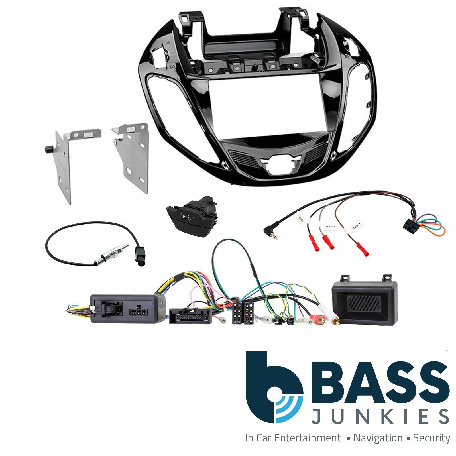 Connects2 CTKFD38C Ford B-Max 2012 On Car Stereo D/Din Fascia & Steering Wheel Interface