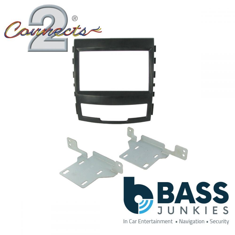 Connects2 CT23SY05 - SSangYong Korando 2010 - 2013 Double Din Fascia Plate