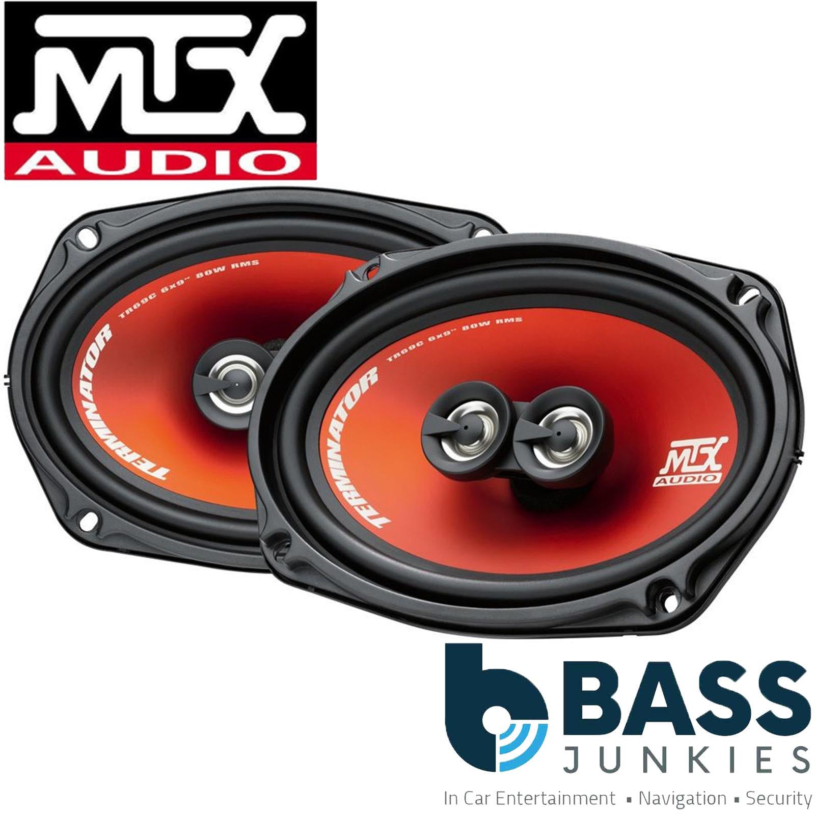 MTX TR69C - 6 "x 9" Terminator 320 Watts 3 Way Triaxial Car Van Parcel Shelf Car Speakers