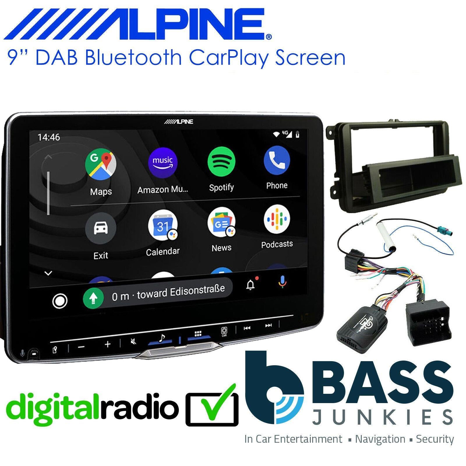 ALPINE 9� Touchscreen DAB BluetoothPlay Android Stereo To Fit VW T6 2015 On