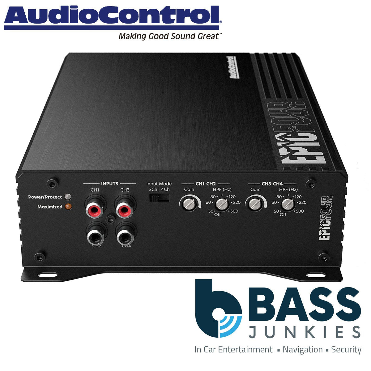 AudioControl EPICFOUR 4-Channel 800 Watt RMS Car Amplifier