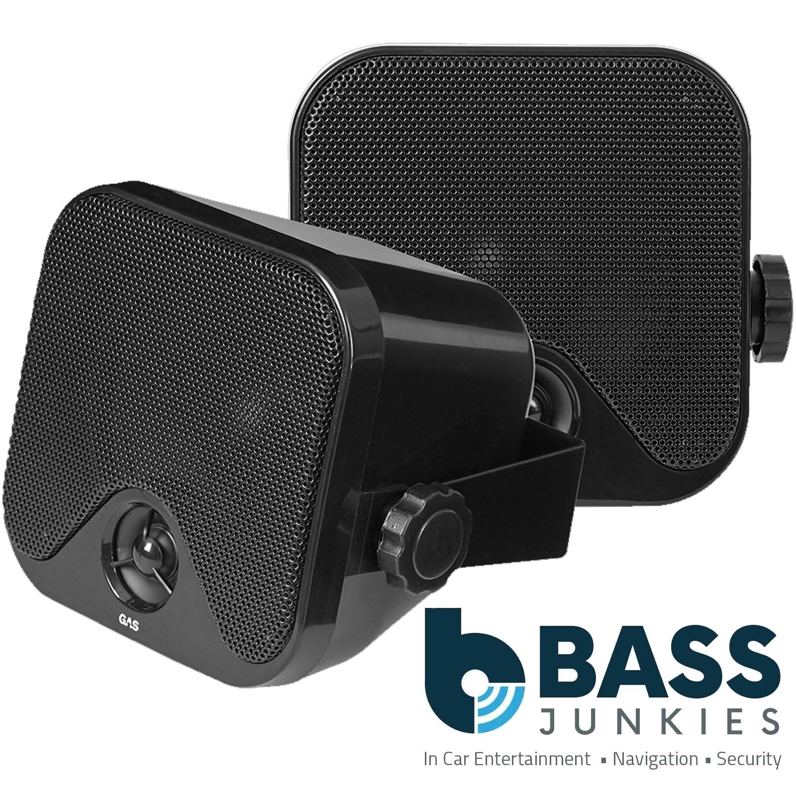 Gas MAD BK1-44 - 180 Watts 4 Inch 10.2cm 2-way box Speaker Set