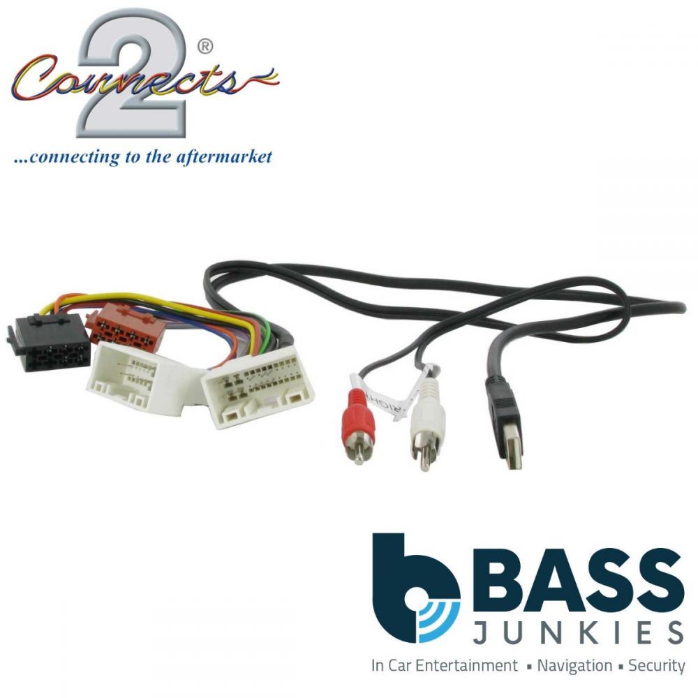 Connects2 CT20HY05 - Hyundai Varied Vehicle ( With USB And RCA AUX IN ) Car Stereo ISO Wiring Harness Adaptor Lead
