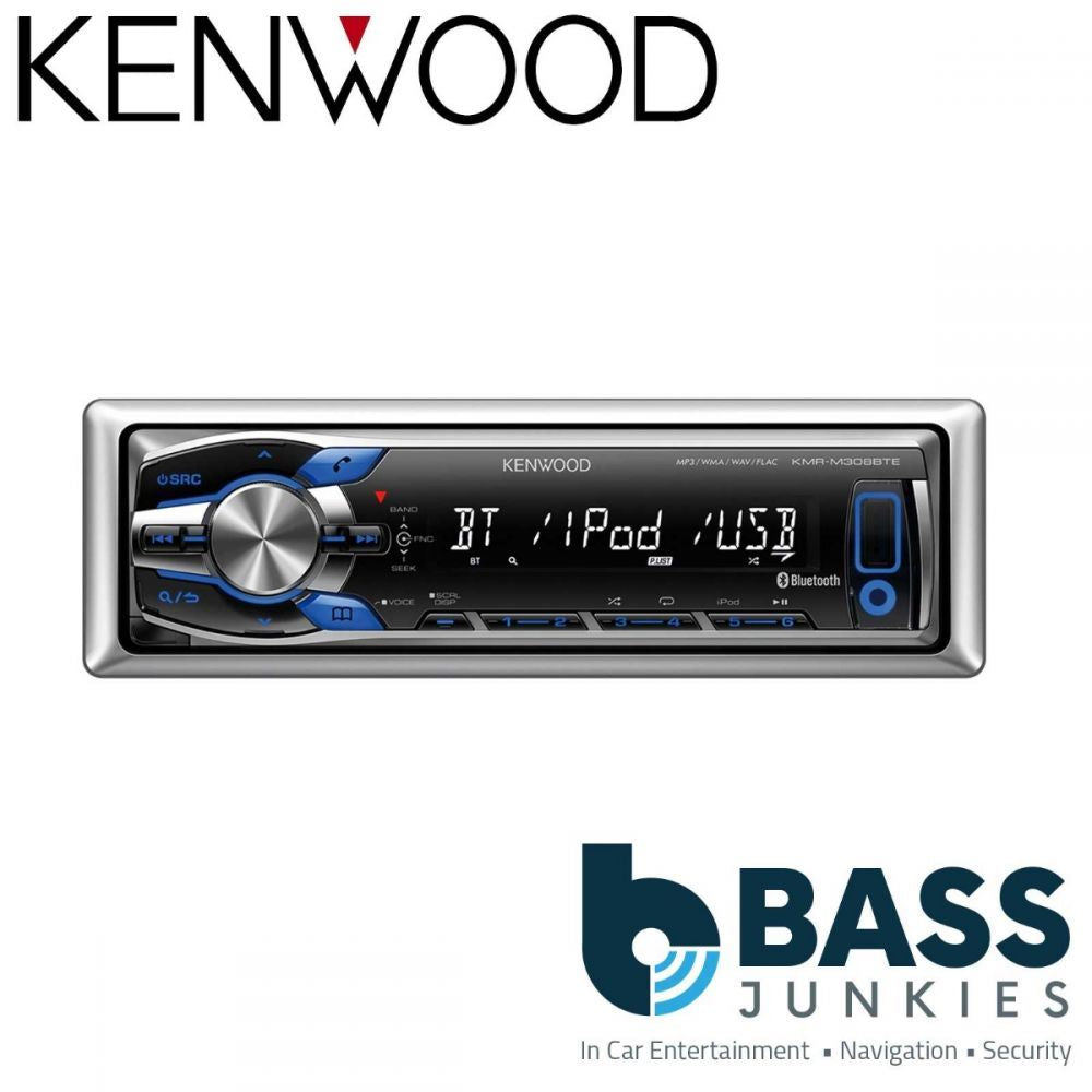 Kenwood KMR-M308BTE Bluetooth iPod iPhone USB Car Stereo