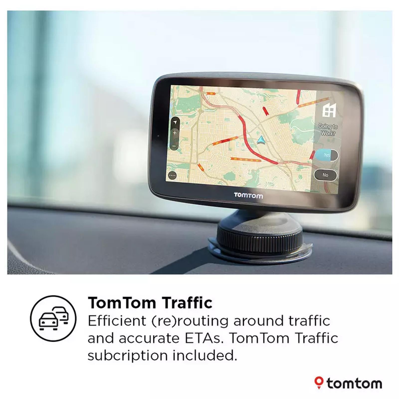 TomTom GO 6 Inch GPS Navigation Sat Nav Touchscreen Portable Car Navigator