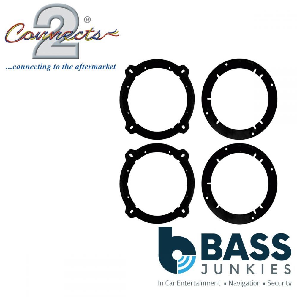 Connects2 CT25KI02 - Kia Amanti Forte Sedona Soul 150mm-170mm 6"-6.75" Front Or Rear Speaker Adapter Brackets