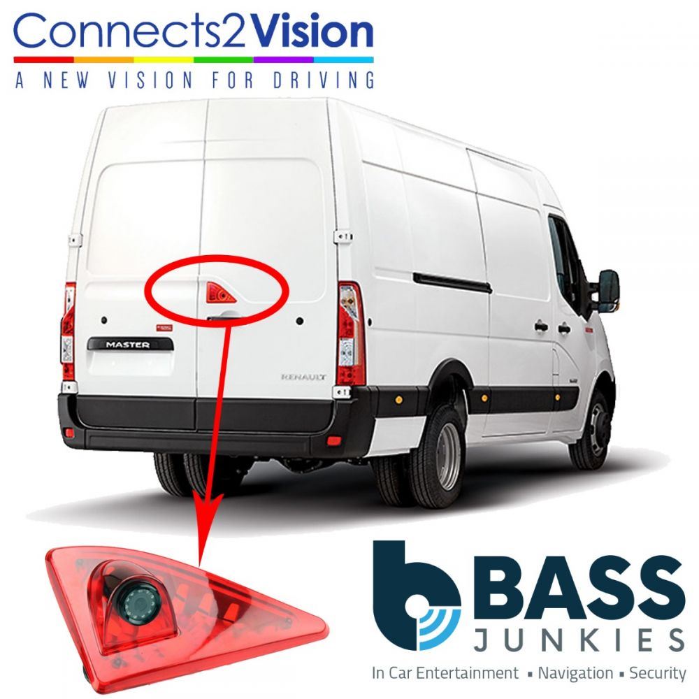 Renault Master 2010 Onwards Van Brake Light Reversing Camera & 5" Screen Kit