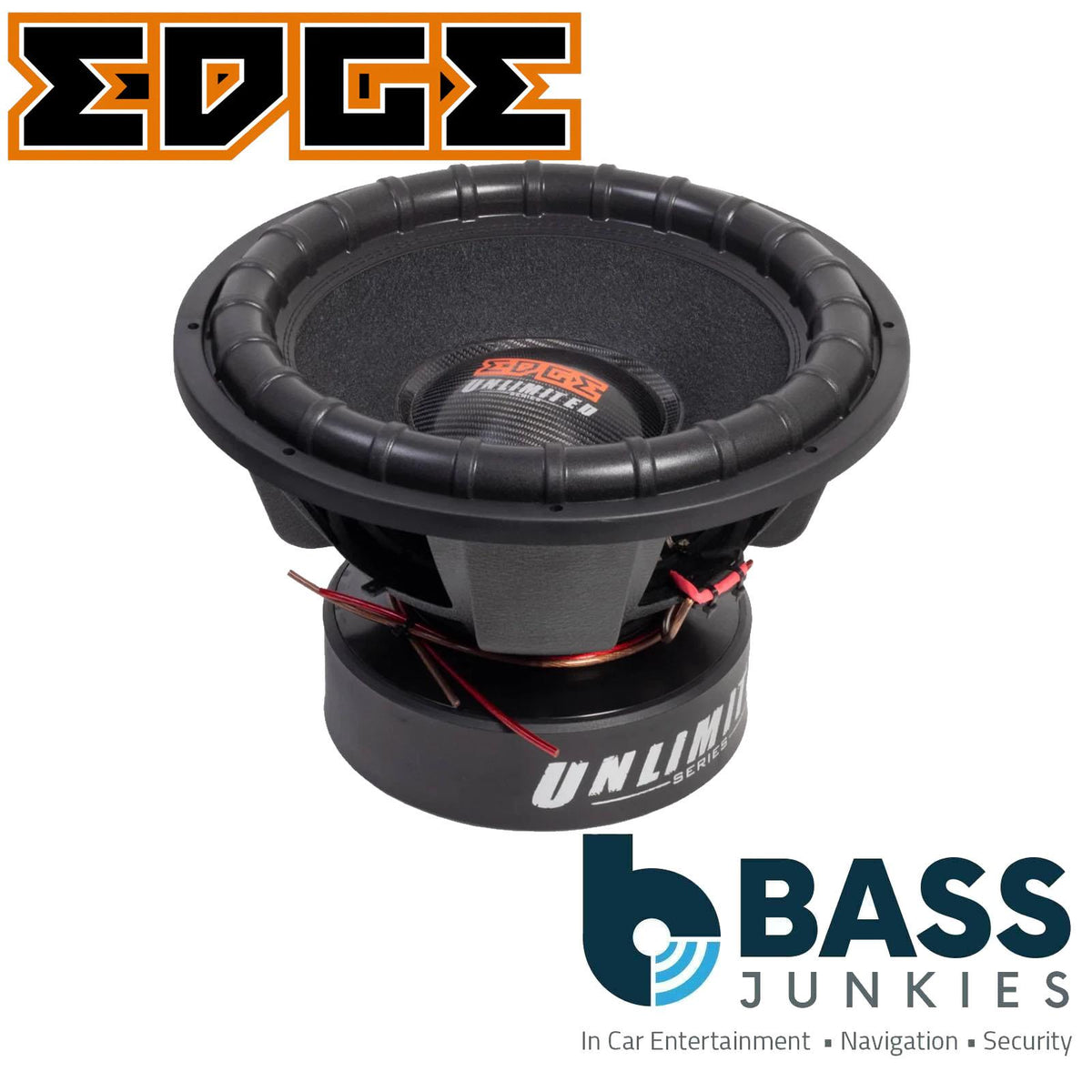 EDGE Unlimited Series EDU18SPL-E2 - 18 inch 10000 watts Bass Car Audio Subwoofer