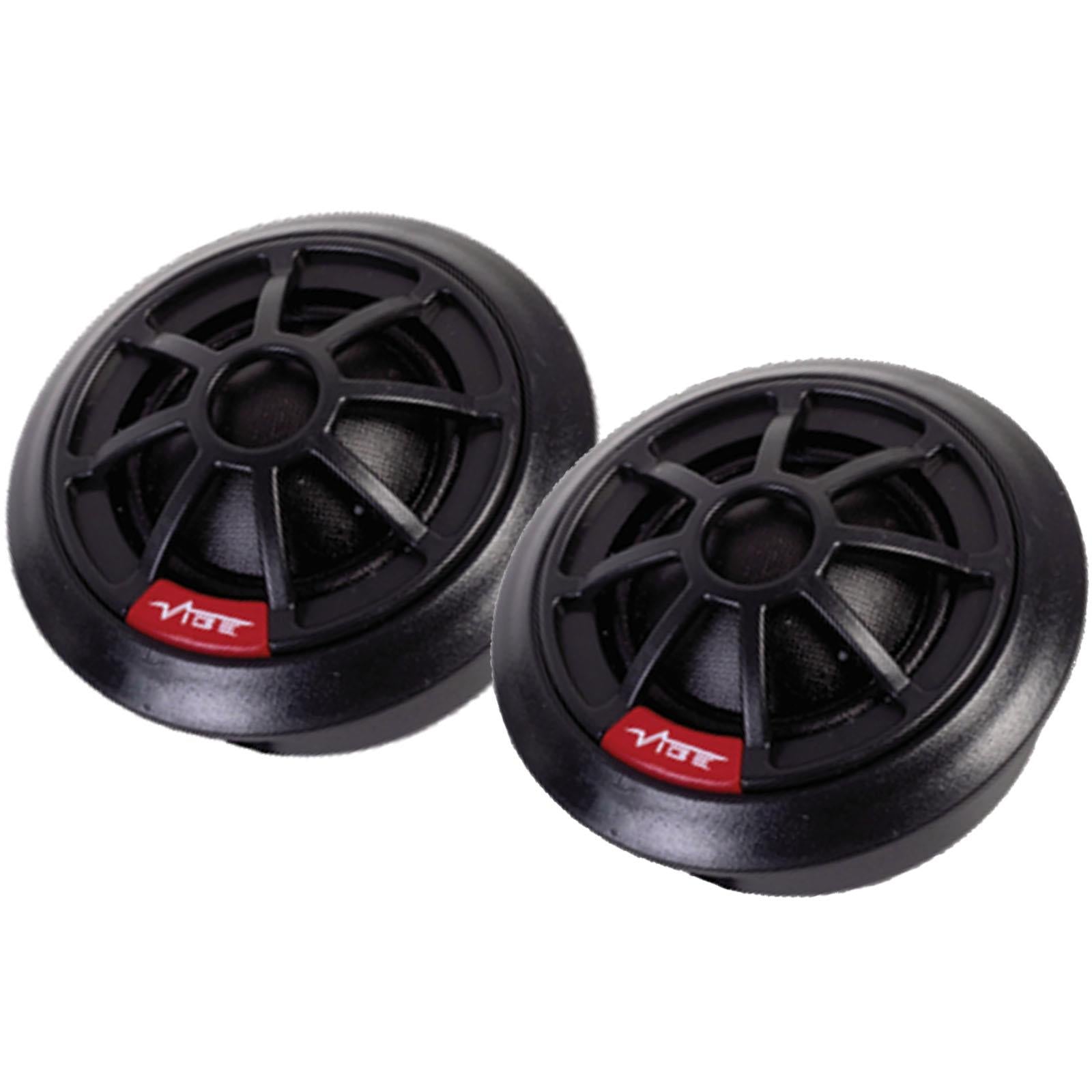 Vibe Slick1-V4 - 150 Watts Silk Dome Car Speaker Tweeters (Pair)