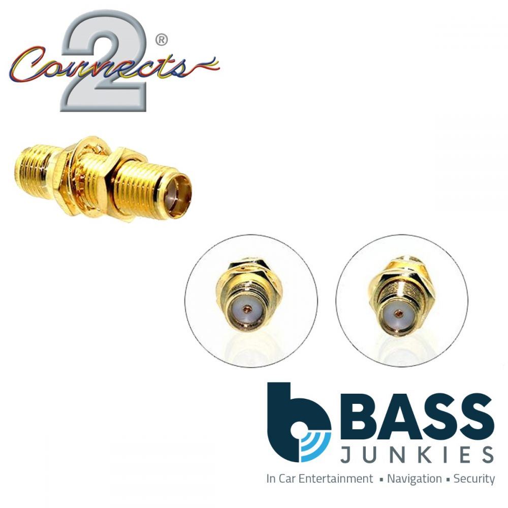 Connects2 CT27AA120 - Car Stereo SMA Female Jack - Socket Aerial Adaptor