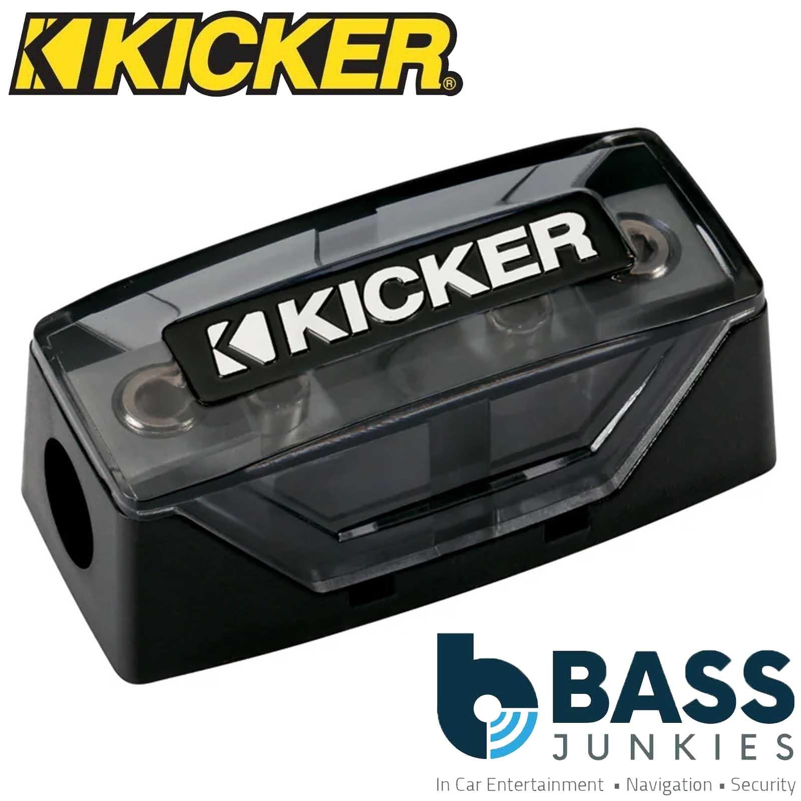Kicker 46FHS - Single AFS Fuse Holder 1/0 AWG 8 AWG Power Cable
