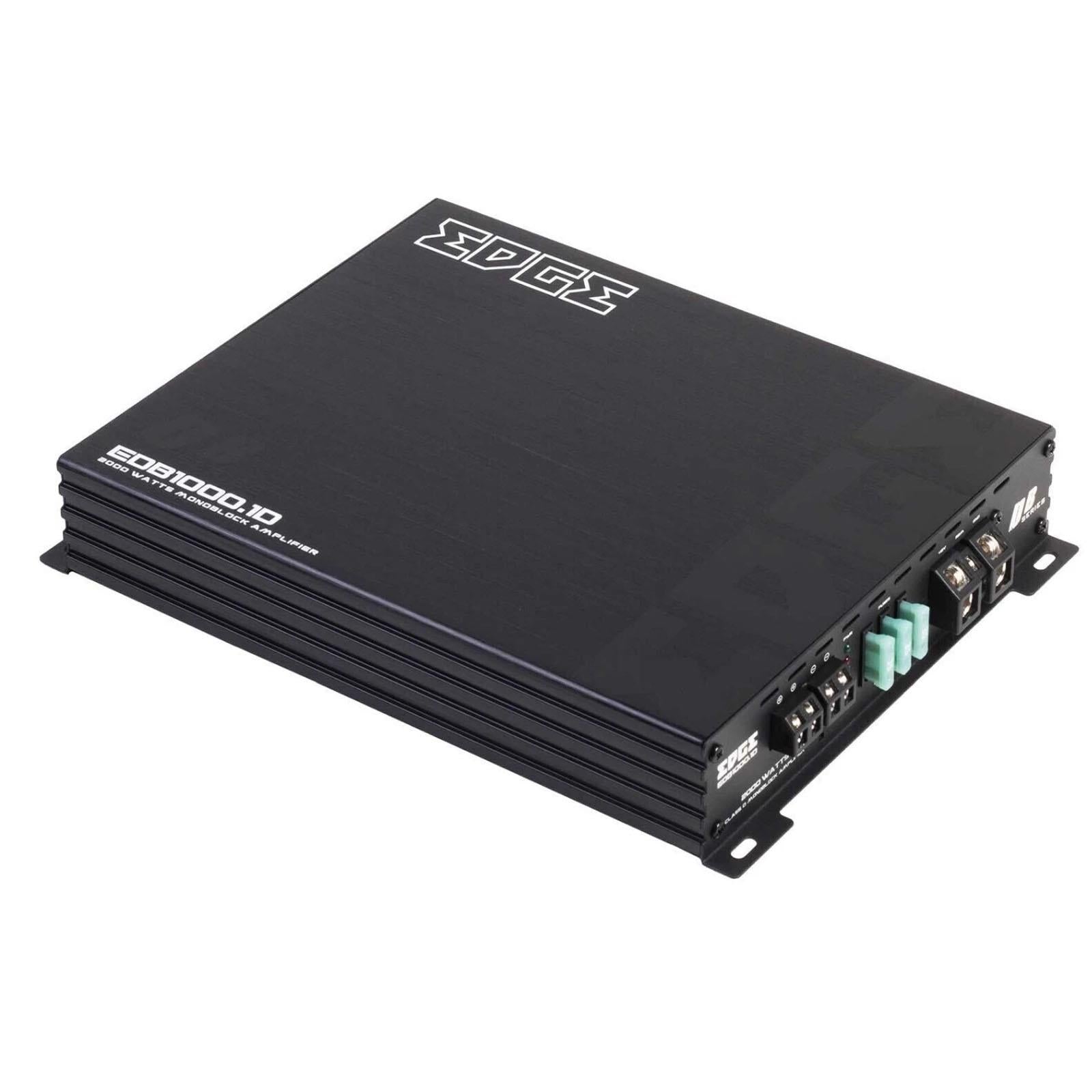 EDGE EDB1000.1D-E4 - 1000W RMS 2000 Watts Monoblock Car Audio Amplifier