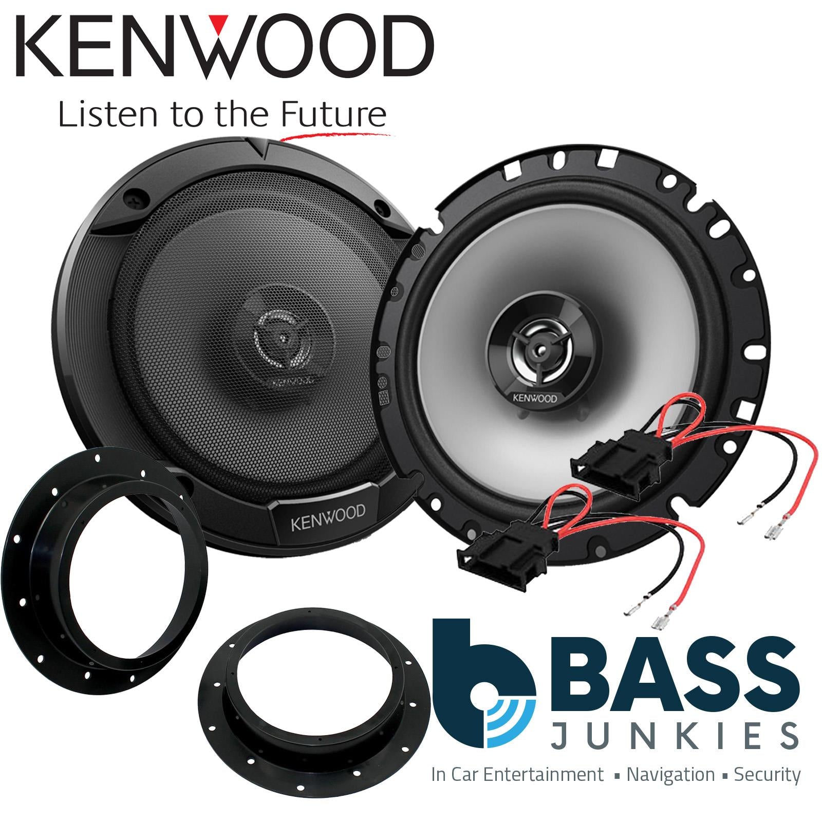 Ford Transit MK7 2006-2014 Kenwood 600 Watts 2 Way Front Door Van Speaker Kit