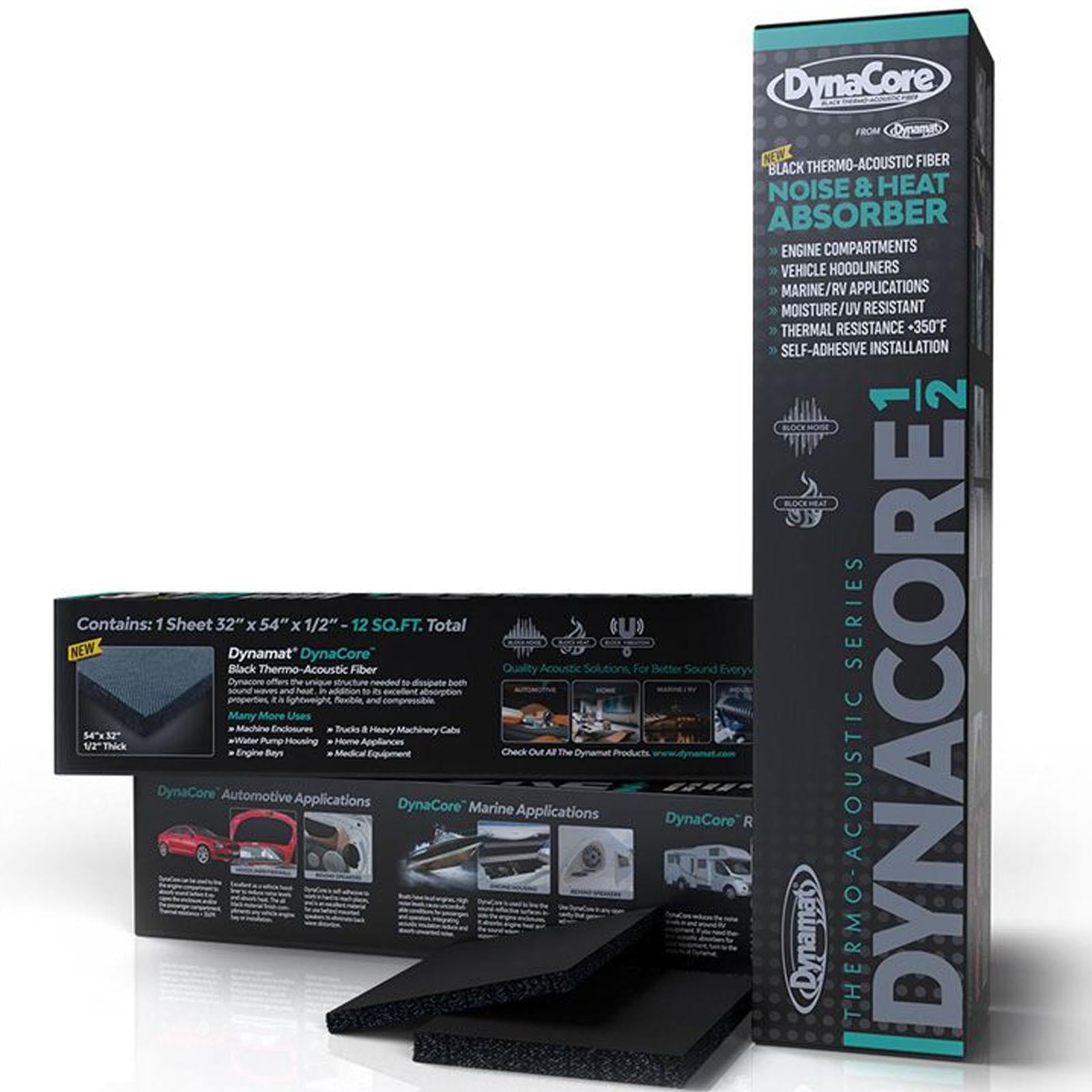 Dynamat DynaCore 1" Self-Adhesive Noise & Heat Absorbing Insulation Sheet 1.11m²