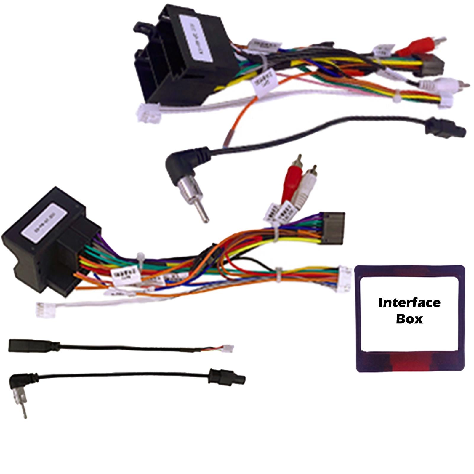 For Volkswagen Polo Black 2014On Fascia Panel Interface For 9" Android Car Radio