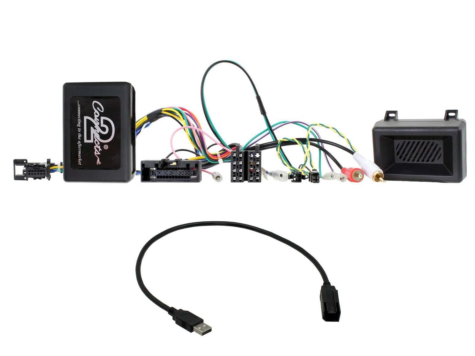 Connects2 CTKFD64 Ford Focus 2015 On Double Din Car Stereo Fascia & Steering Wheel Kit