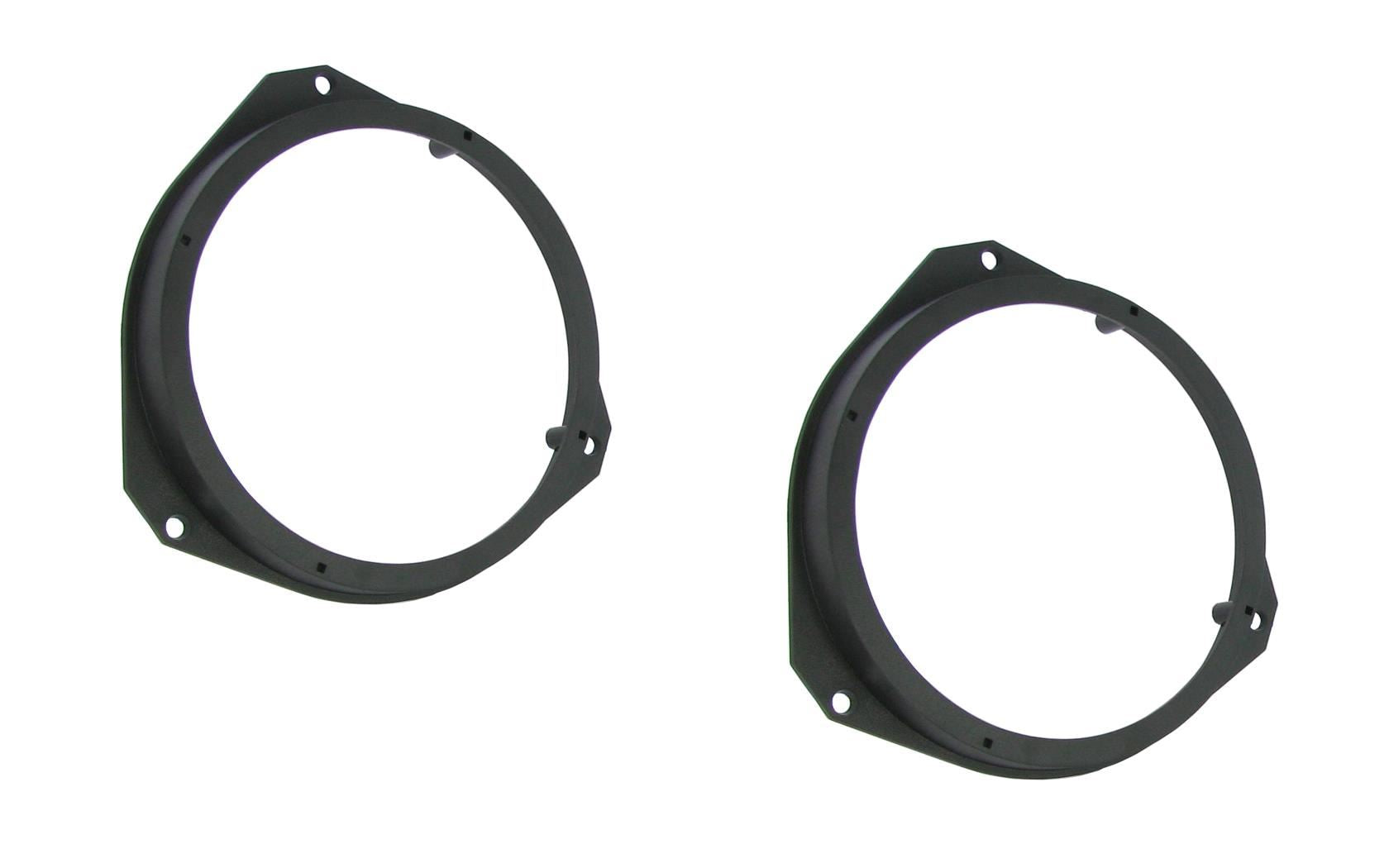 Connects2 CT25FT07 - Fiat Grande-Punto Ducato 500 Panda 165mm 6.5" Front Door Car Speaker Adapter Brackets