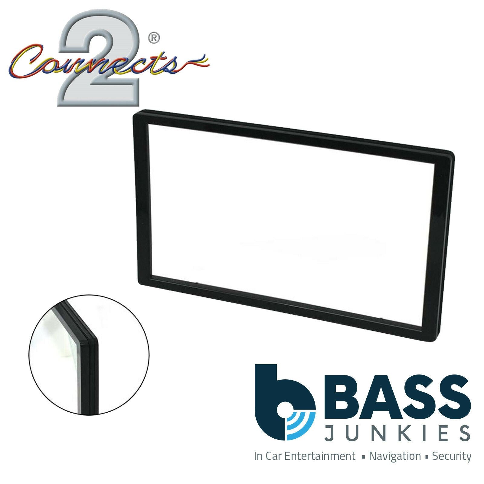 Connects2 CT24UV33 - Honda Jazz, City, Fit Double Din  Fascia Trim and Rubber Band