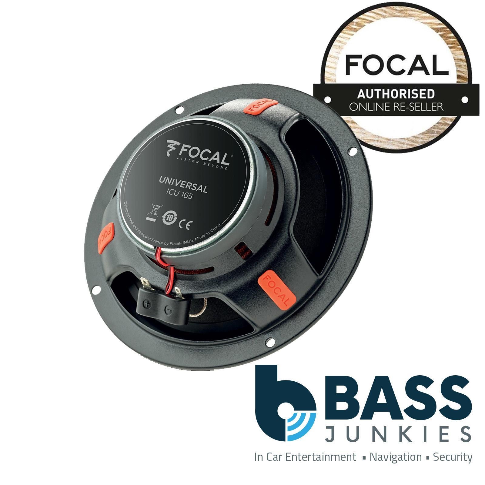 Audi TT 2007-2014 MK2 Focal 6.5" 140 Watts 2 Way Rear Side Car Speakers & Fitting Kit