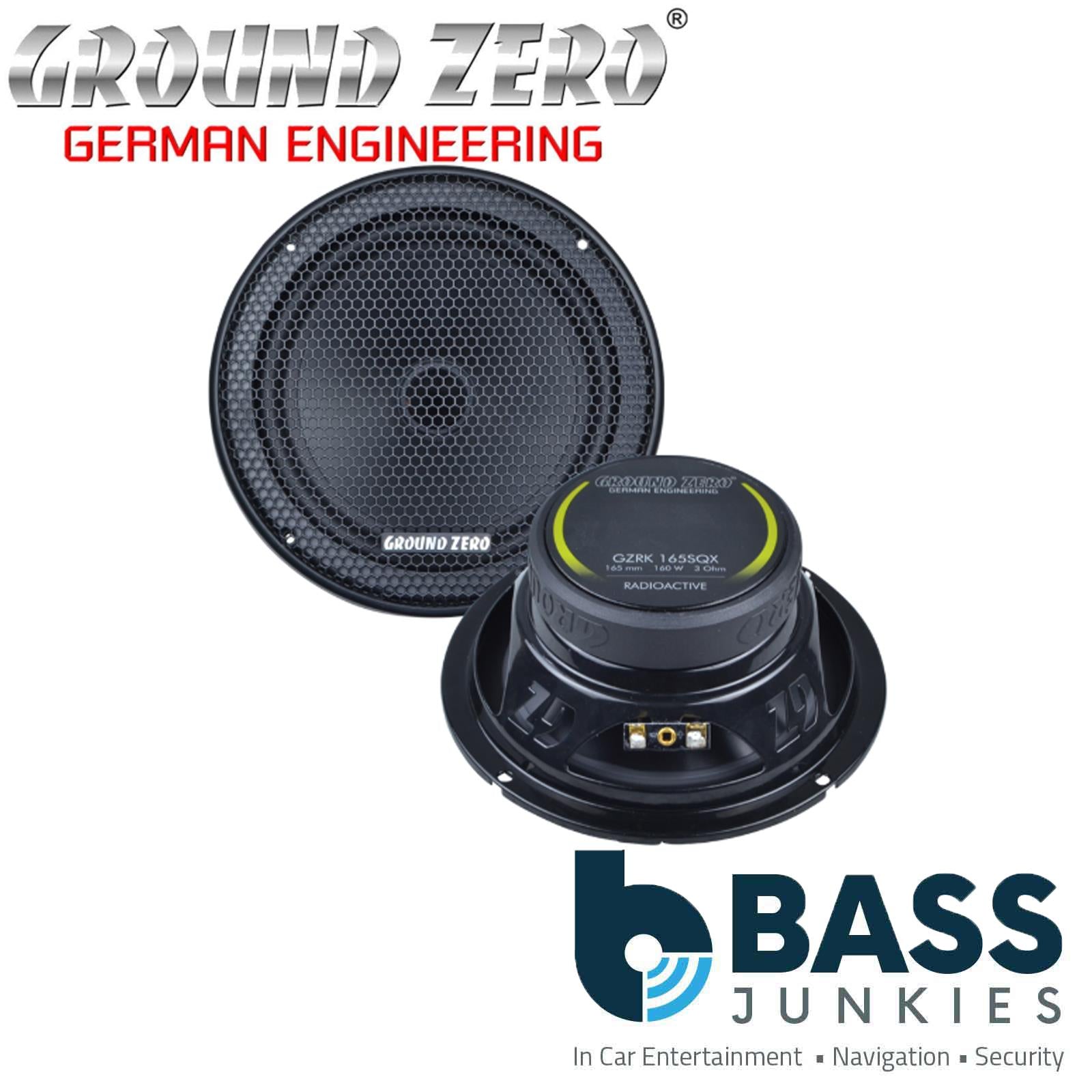GZRC 165.2SQX-IV 6.5″ 190 Watts 2-Way SQ Component Speaker System