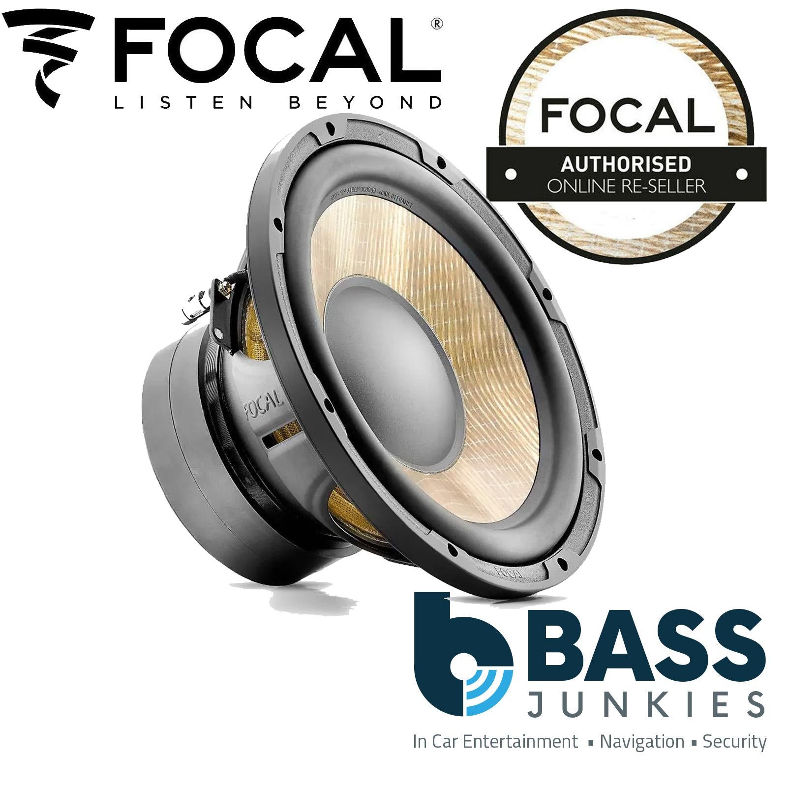 Focal P25FE - 10" 25cm 600 Watts 300 RMS 4 Ohm Flax Cone Car Sub Subwoofer