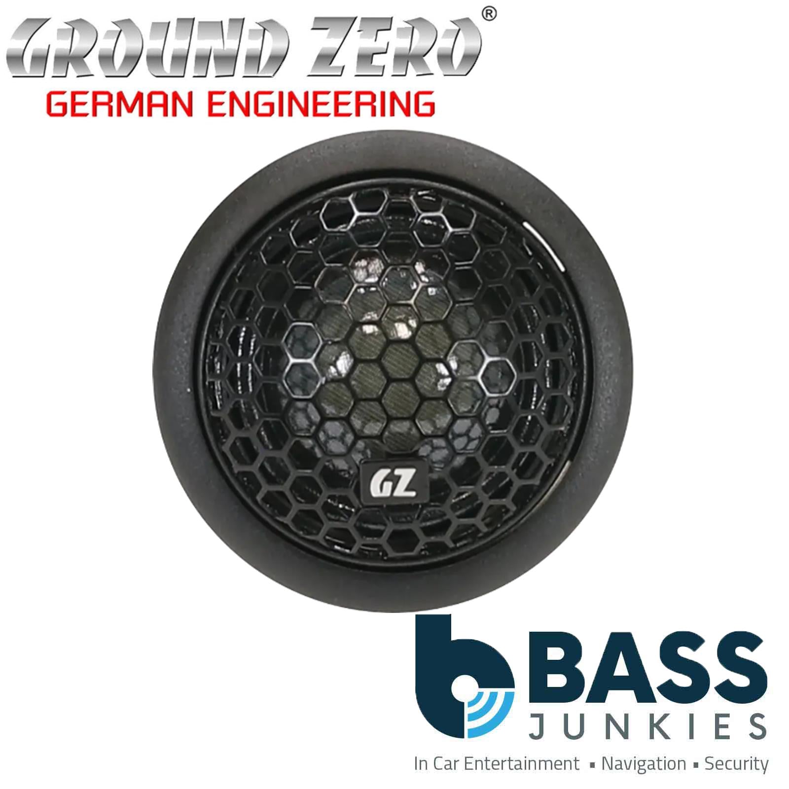 GROUND ZERO GZUT 28SQ 130 Watts 28 mm / 1.1″ silk dome tweeter