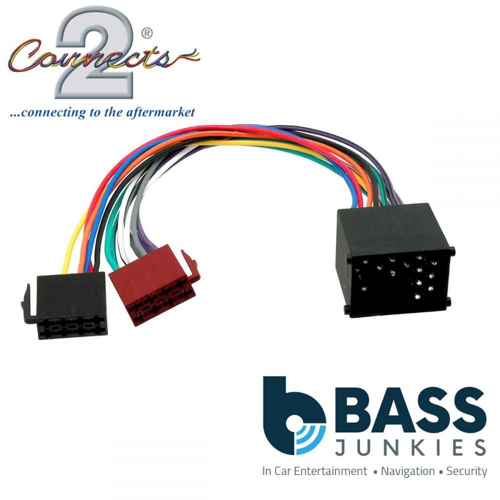 Connects2 CT20BM01 - BMW 3-Series 5-Series 7-Series 8-Series and Other Models Car Stereo Radio Quadlock ISO Harness Adaptor