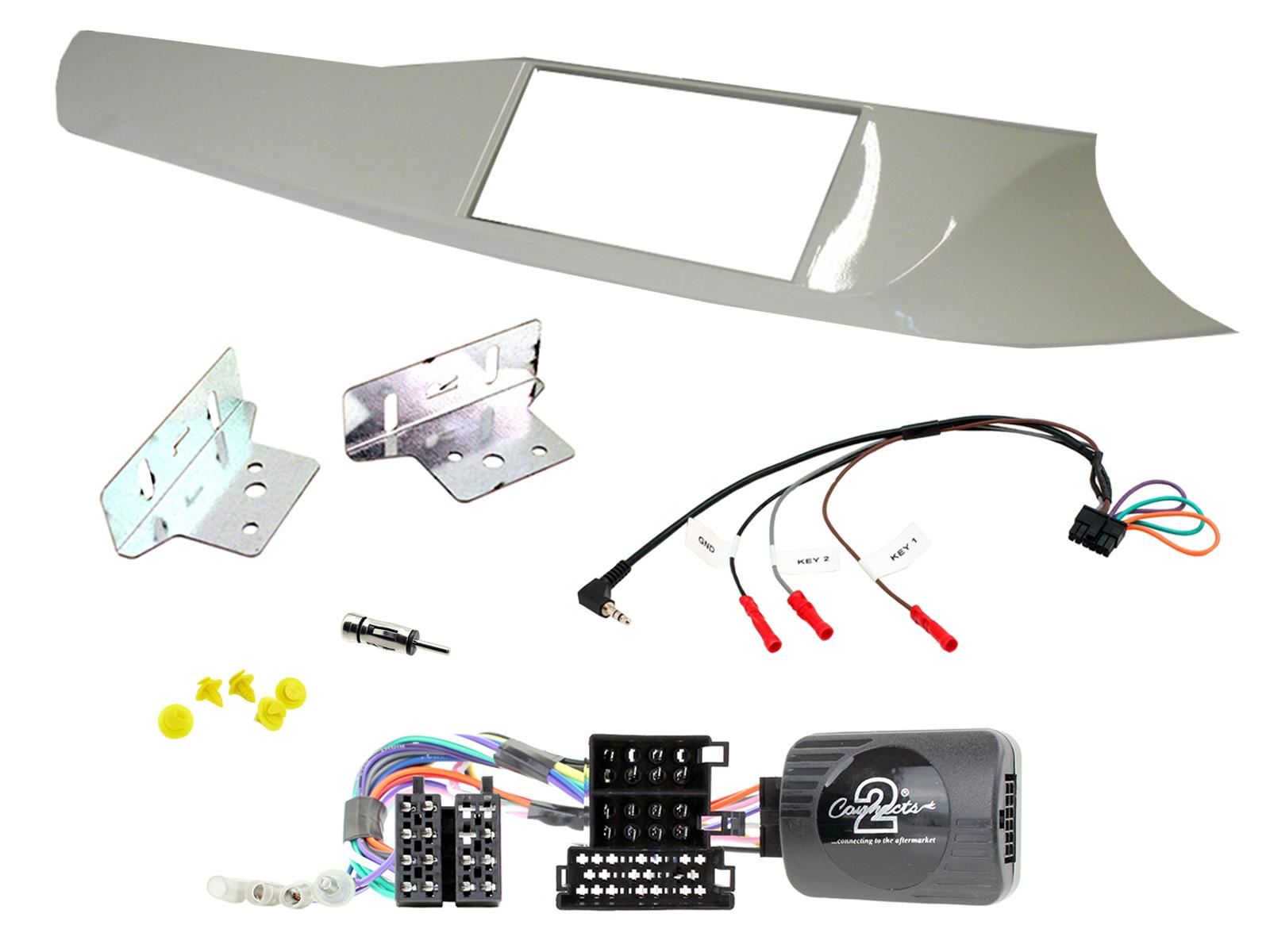 Connects2 CTKAR04 Alfa Romeo Giulietta 2010 On Car Stereo White Fascia & Steering Wheel