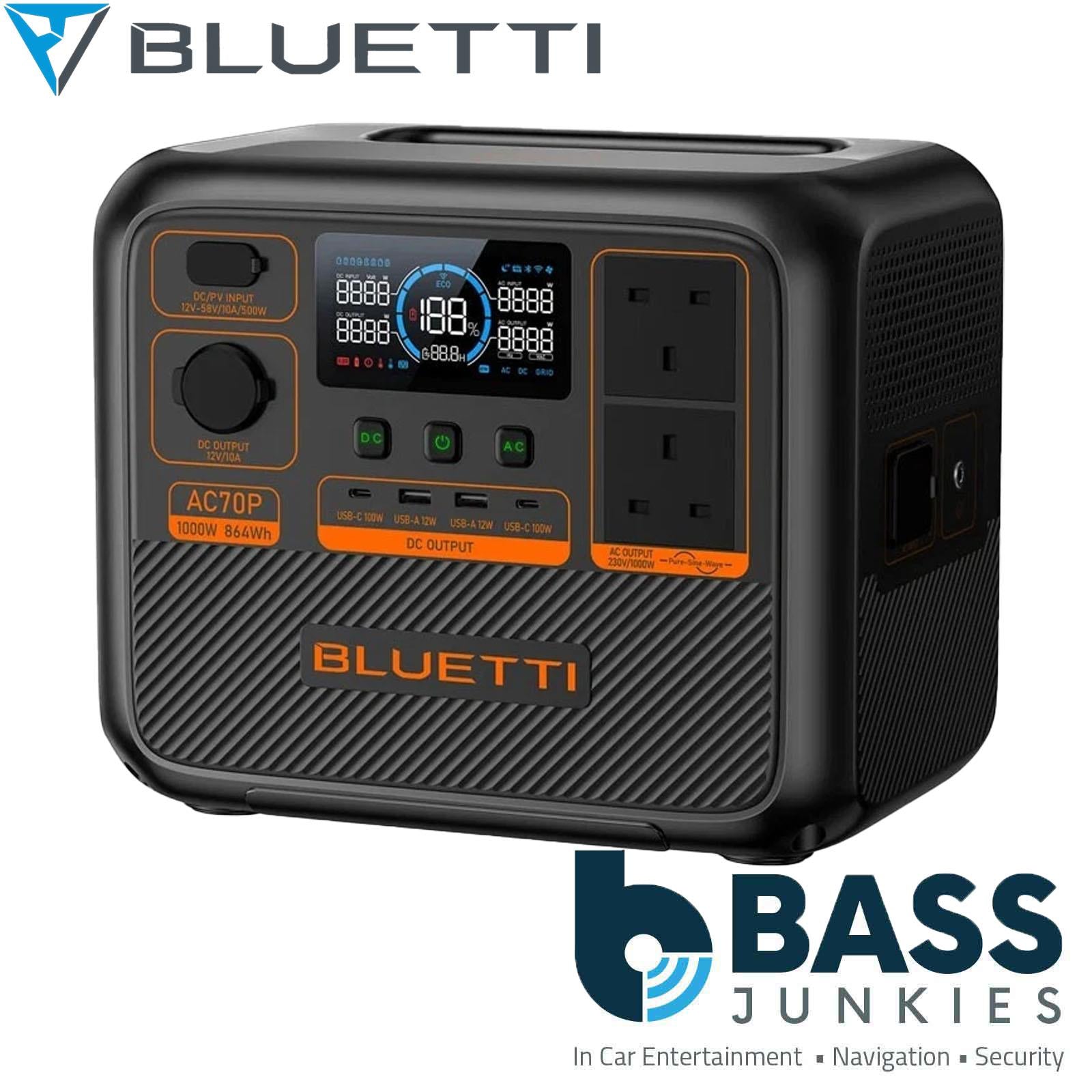 BLUETTI AC70P Premium - Portable Power Station – 716Wh, 700W