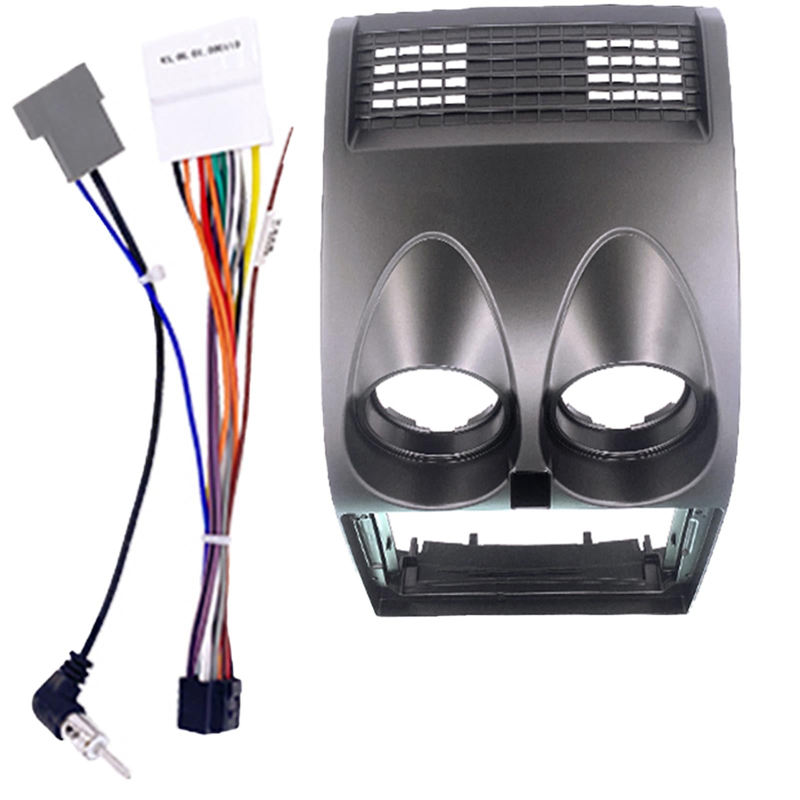 For Nissan X-Trail Black 2014 Fascia Panel Interface For 9" Android Car Radios